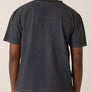 Nero anthracite hand-dyed T-shirt