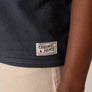Nero anthracite hand-dyed T-shirt