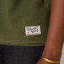Cannabis Green hand-dyed T-shirt