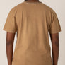 Dune brown hand-dyed T-shirt