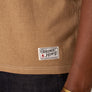 Dune brown hand-dyed T-shirt