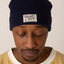 Indigo blue beanie