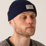 Indigo blue beanie