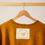 Sunshine Ocher hand-dyed T-shirt