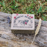 100% natural hemp soap bar in packaging