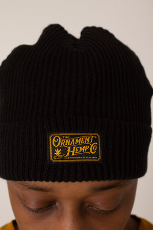 Cosmos black beanie