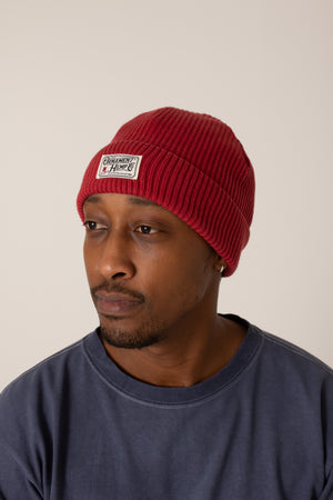 safflower red beanie