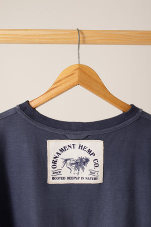 Midnight Blue Hemp T-shirt