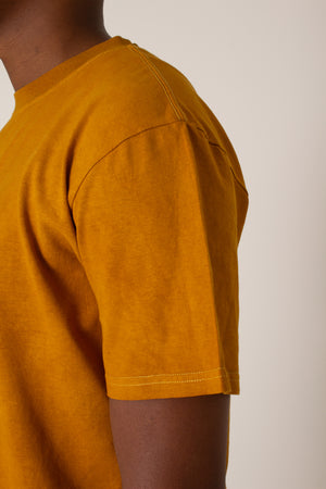 Sunshine Ocher hand-dyed T-shirt