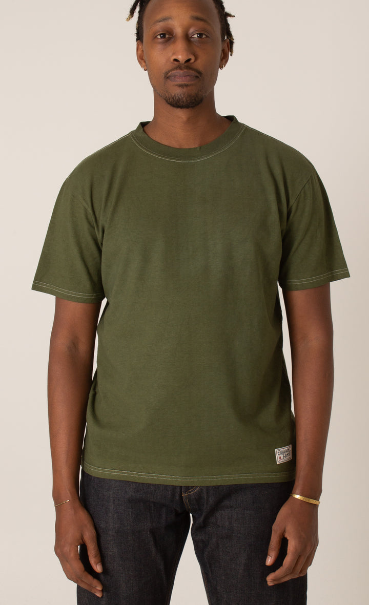 Cannabis Green hand-dyed T-shirt