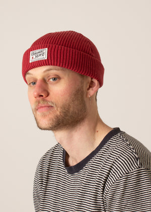 safflower red beanie