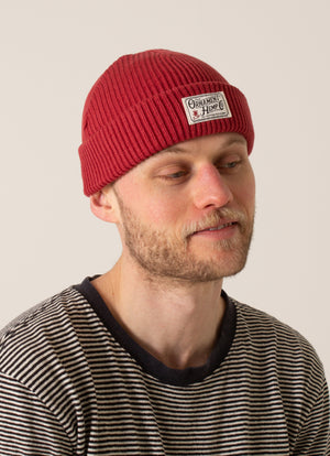 safflower red beanie