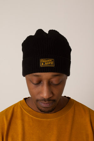 Cosmos black beanie