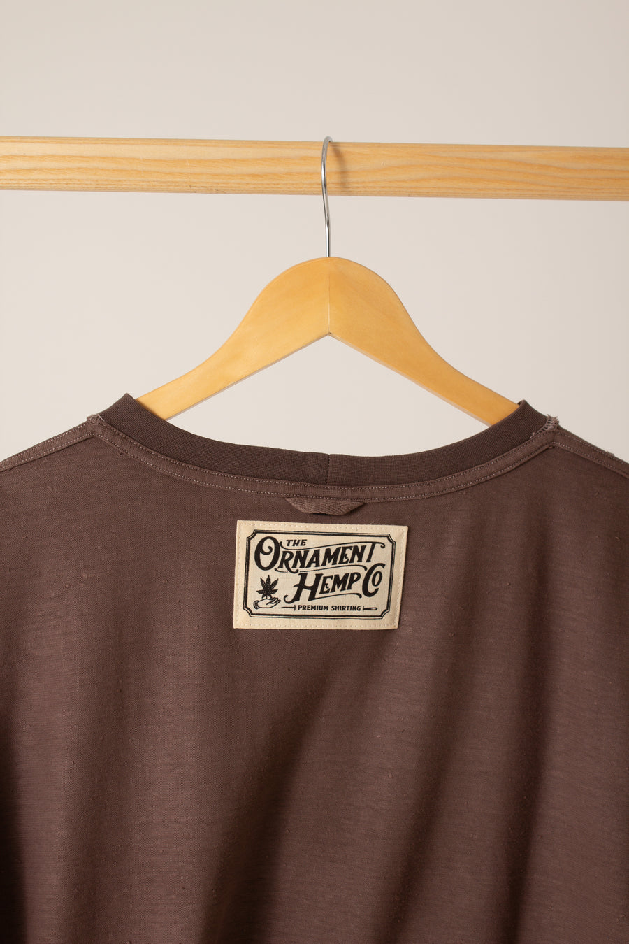 Boulder Brown hand-dyed T-shirt