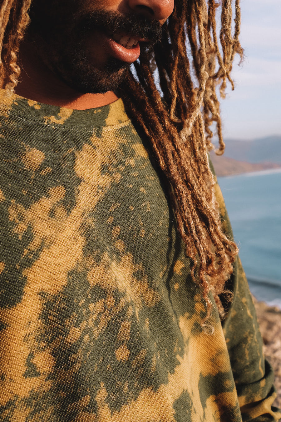 Camouflage Long Sleeve Hemp shirt