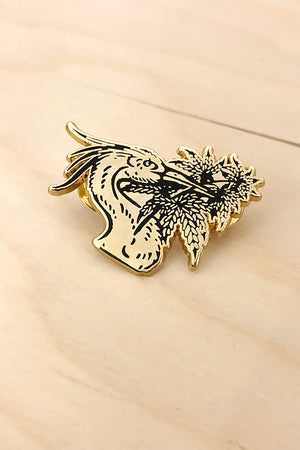 ornament hemp crane pin